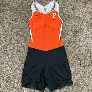 Nike Men's Rowing Suit - Orange and Black